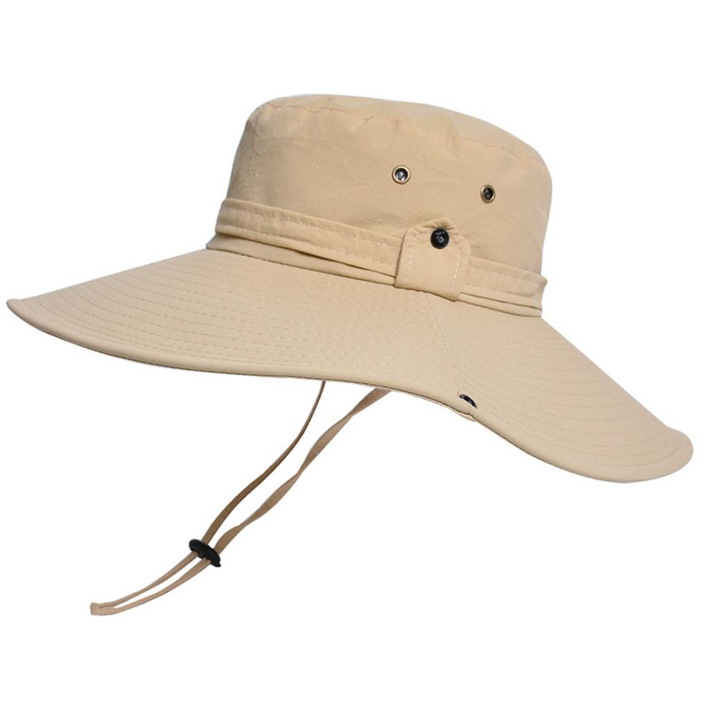 Solid Colour Shade Sun Hat Fisherman's Hat Sun Hat Men's Summer Hiking Sun Hat