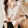 White Chiffon Shirt Spring Autumn Niche Design Trend Long-sleeved Office Ladies Shirt Elegant Temperament Formal Shirts