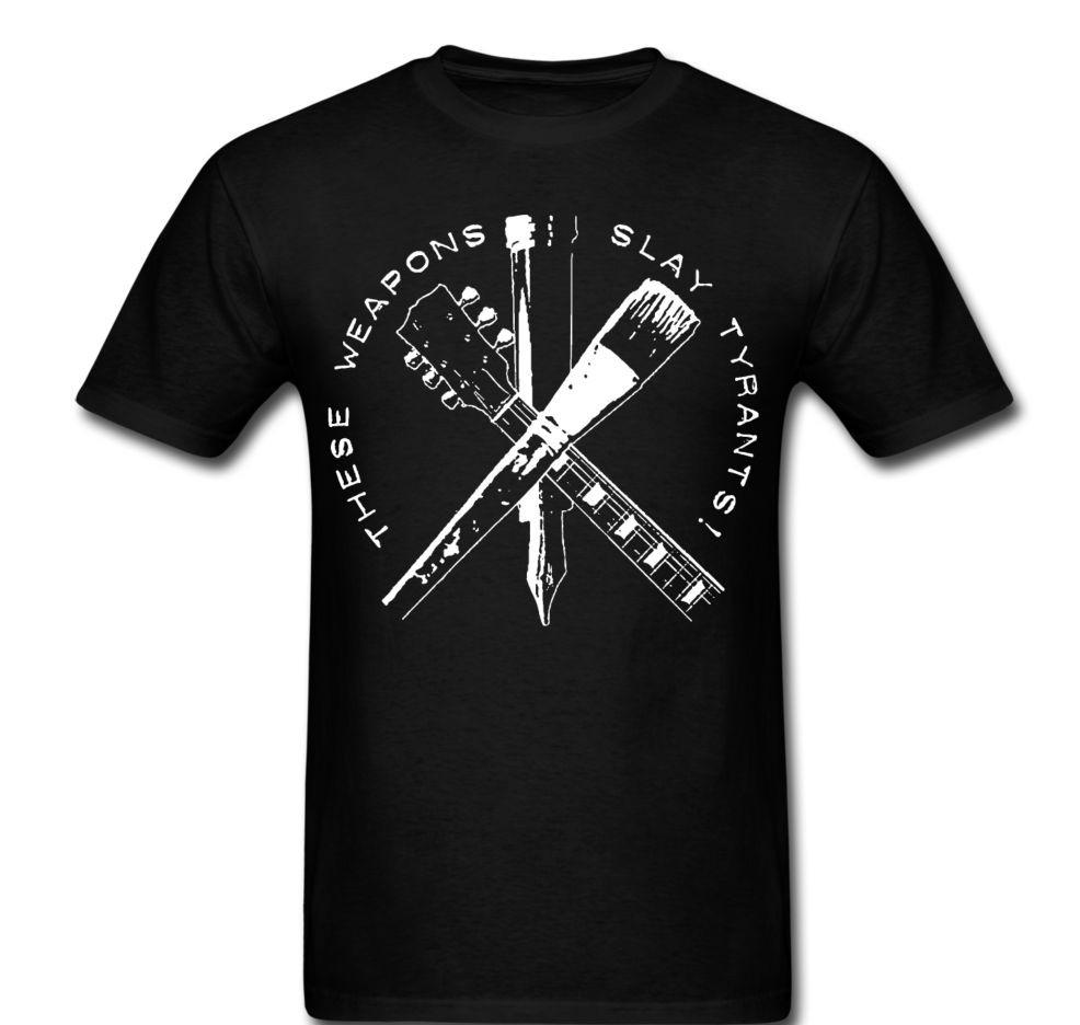 Artistic Weapons Slay Tyrants! Graphic Design T-shirt