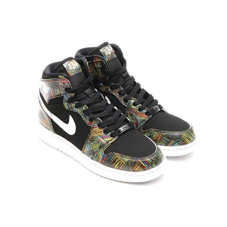 (GS) Air Jordan 1 Retro High 'BHM' Детские 739640-045