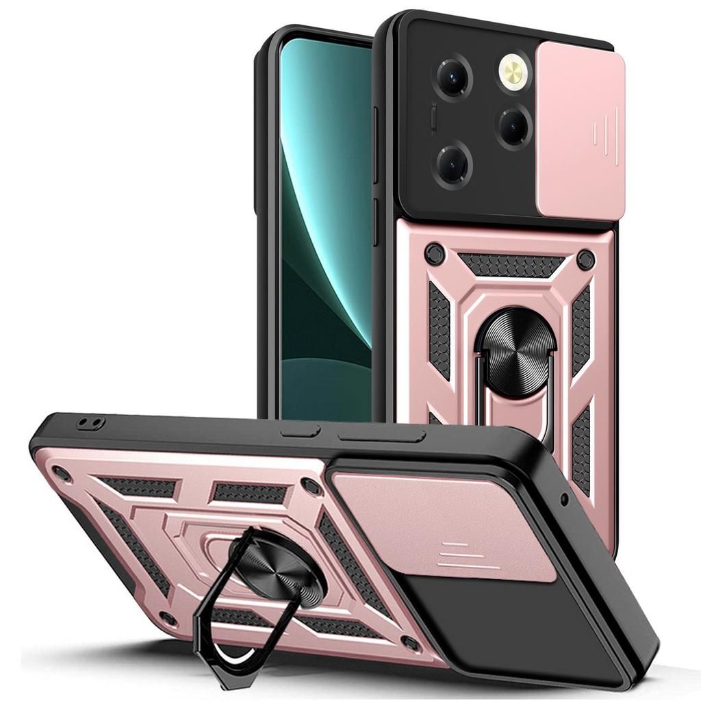 Защитный чехол для камеры Infinix Hot 40 Pro 40i 30 30i Hot 20 Play 12 11S NFC INFINIX Zero 30 5G Armor Hybrid Ring, задняя крышка