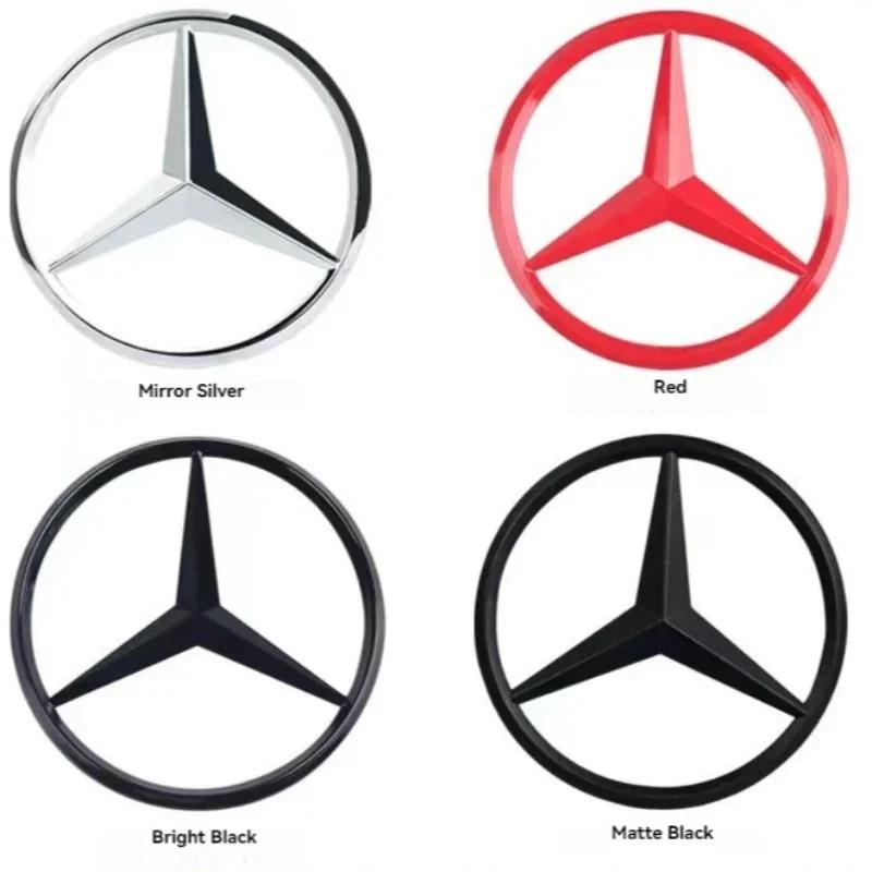 New C200 E200  For Mercedes Benz 1pc 8cm ABS Car Rear Decal Trunk Emblem Sticker Buckle for Mercedes Benz CLS350 CLS400 CLS500 C