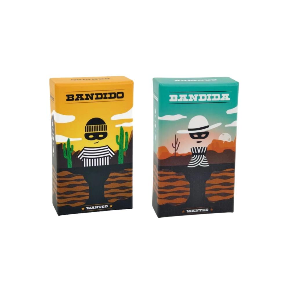Семейная стратегическая карточная игра Bandido Bandida 1-4 игрока Веселье для вечеринки Китайский Английский Объяснения Рождество Двуязычная игровая ночь