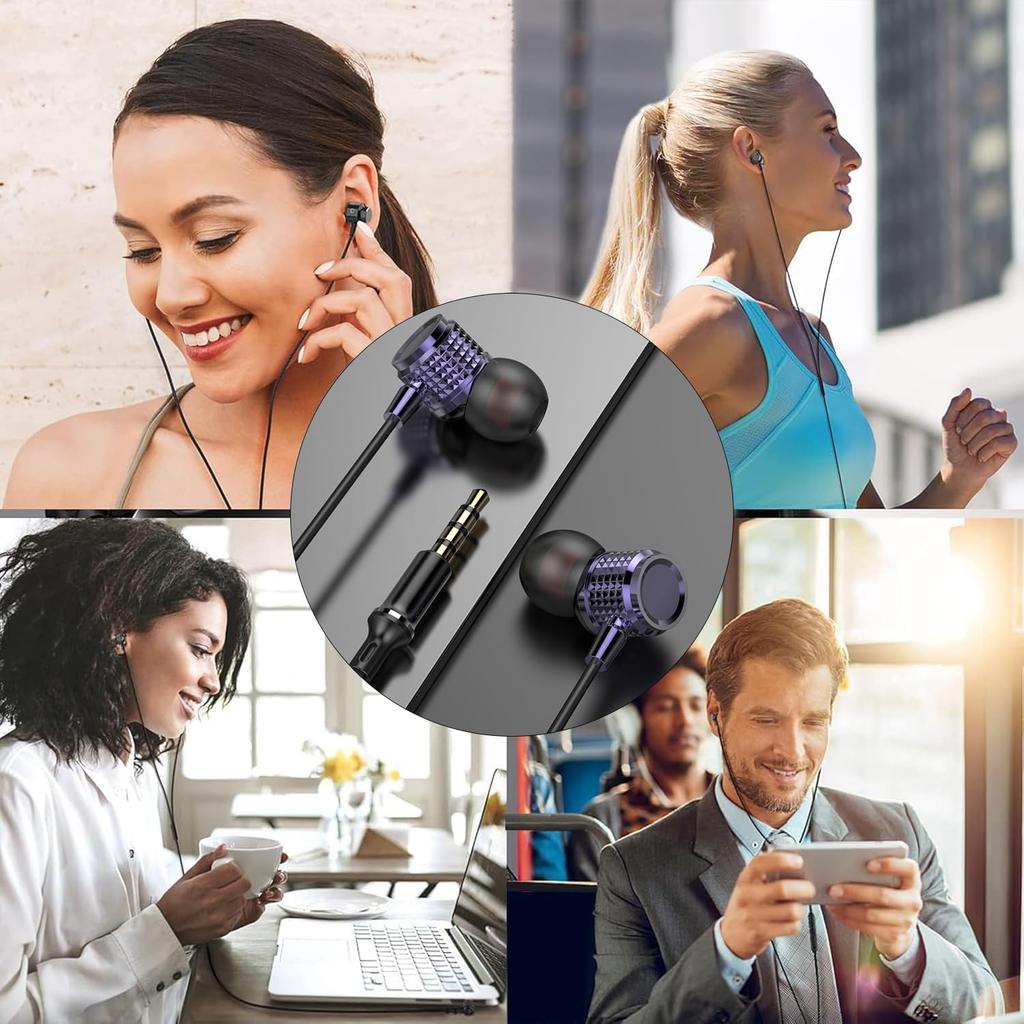 Тяжелые басы, новые каналы, громкость, проводной пульт дистанционного управления, чистый звук, утечка внешнего звука, стереонаушники, совместимые с наушниками, проводные, 3,5 мм [выпуск 2025 года] Тип,