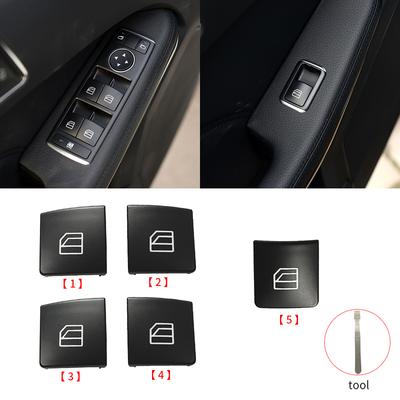 Для Mercedes W204 W212 W207 X204 автомобильный переключатель стеклоподъемника крышка кнопки для Benz CE GLK Class Coupe C200 E260 GLK300
