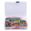 250pcsbox Mix Color Paper Clips Large Metal Clip Student Stationery Office Accessories