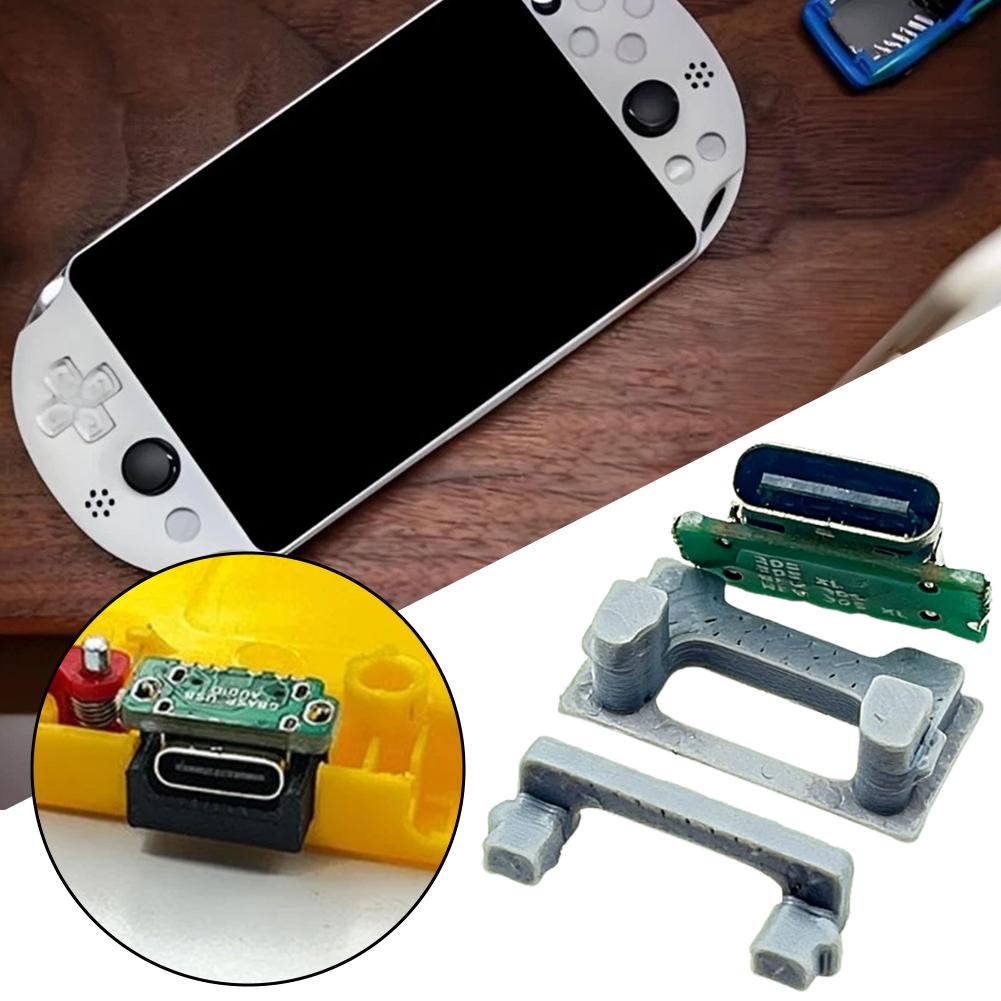Для игровых консолей 3DS/3DSXL/NEW3DS/NEW3DSXL Замените порт зарядки на гнездо для зарядки USB Type-C