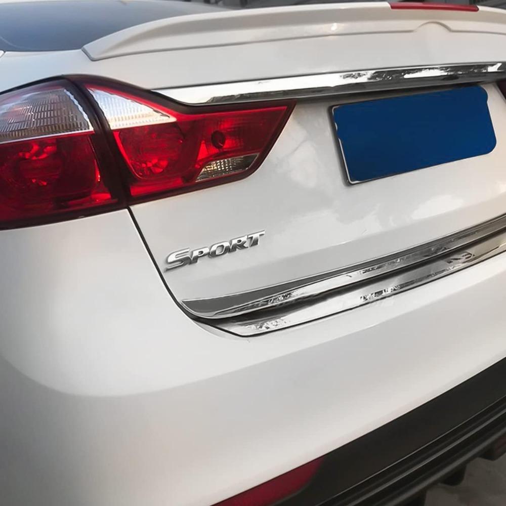2PCS Black and Silver 3D Sport Sticker for Car Car Fender Decal Sticker for Trunk Side Fender