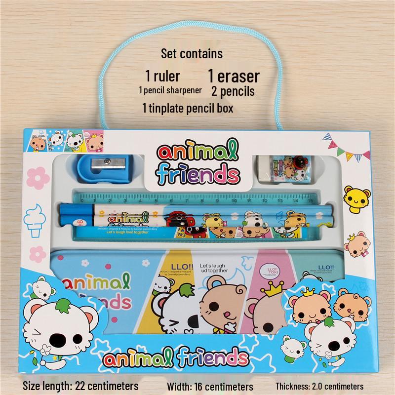 Детский подарочный набор канцелярских принадлежностей: Подарок на день рождения и Рождество для мальчиков и девочек