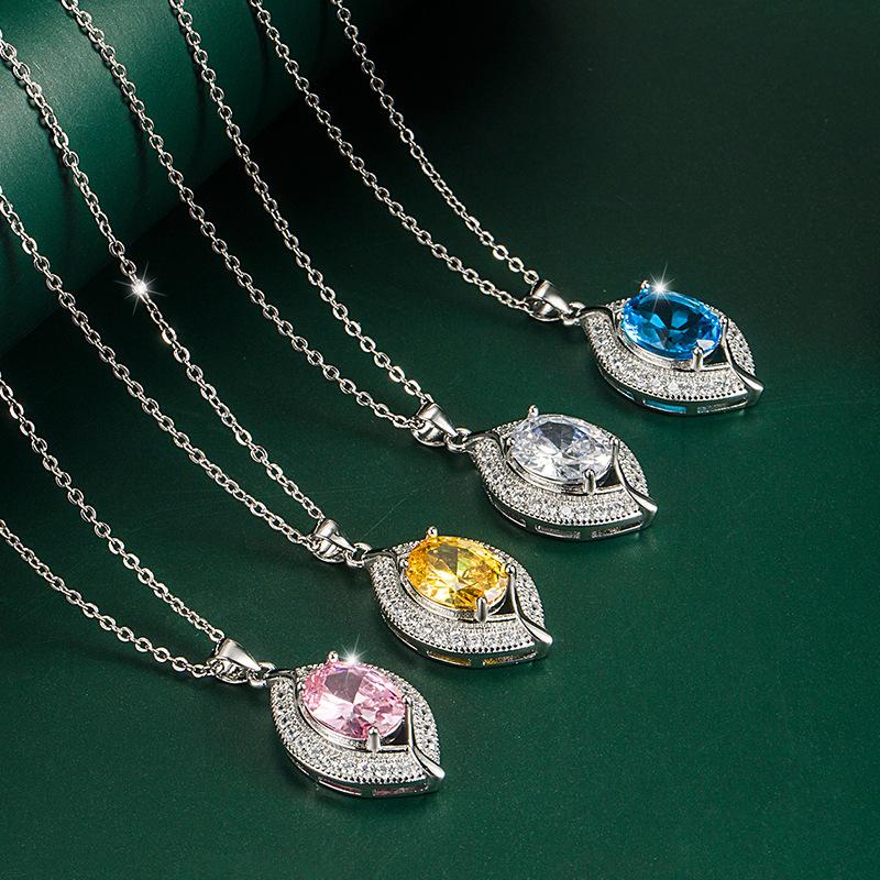 BELLA BOX Ожерелье с подвеской, несколько цветов, модные свадебные украшения для помолвки