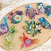 1 Pcs Handmade Creative Shape Mold DIY Crystal Epoxy Resin Mold Animal Frog Lizard Keychain Mirror Silicone Mold Accessories