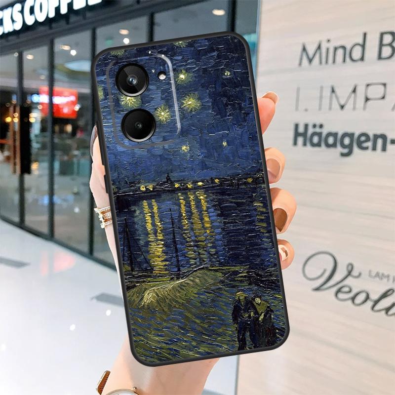 Чехол Винсент Ван Гог Для Realme GT7 Pro GT6 10 11 12 13 14 Pro Plus C55 C53 C35 C33 C61 C65 C67 C53 C71 C75