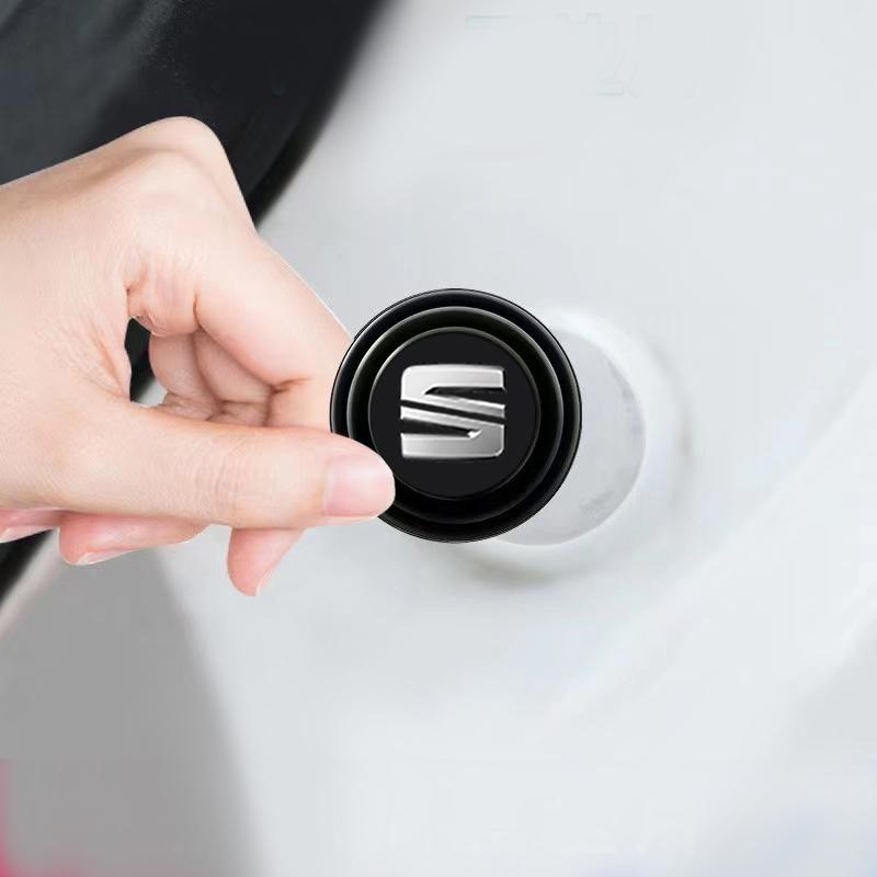 1/2/4pcs Car Door Shock Absorber Cushion Shockproof Pad for Seat Leon FR Altea Ibiza Toledo Cordoba Arona Ateca Alhambra MK3