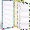 Fruit Pattern Magnetic Notepad for Fridge To Do List Planbook Magnetic Shopping List Pad  Women Men