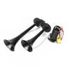 Car Electric Horn Dual Trumpets Electric Loudspeaker With Air Compressor Modification For Motorcycle Boat Truck 12V 80A Relay 12V 150dB Loud