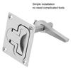 Stainless Steel Flush Mount Floor Lock Hatch Latch Hardware Accessory for Marine Boat