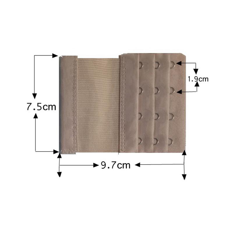 Удлинители для бюстгальтера, удлинитель с пряжкой для бюстгальтера, 3 ряда, 4 крючка, удлинитель для бюстгальтера, швейный инструмент, женское нижнее белье, удлиненные удлинители для бюстгальтера с крючками