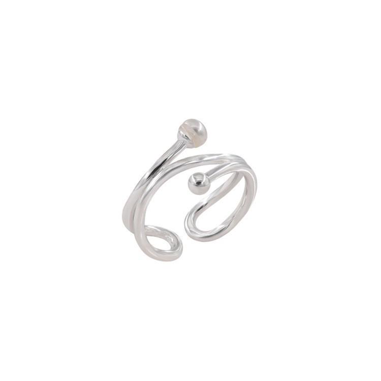 Retro Style Versatile Heart Open Ring for Women