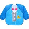 Baby Feeding Feeding Apron Thin Style Long Sleeve Baby Reverse Dressing Drawing Clothes Waterproof Bib