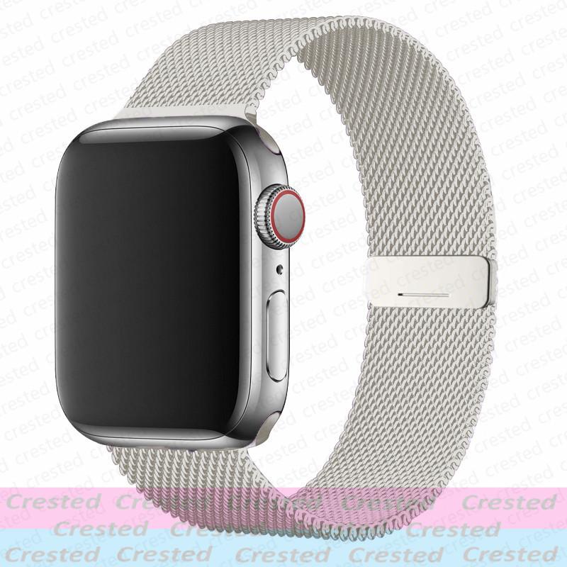 Миланская петля Ремешок Для Apple Watch Ремешок 44мм 40мм 45мм 41мм 49мм 42мм 38мм correa bracelet iWatch серия 3 6 se 7 8 9 5 ultra 2