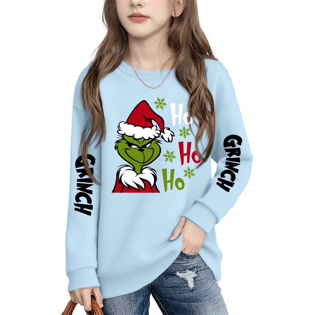 Boys Girls Child Fashion Daily Versatile Casual Crewneck Sweatshirts Daily Long Sleeve Patchwork Top Sweatshirts