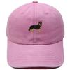 Cartoon German Shepherd Puppy Embroidered Baseball Cap Animal Washed Retro Daddy Hat Men's and Women's Casual Sun Hat