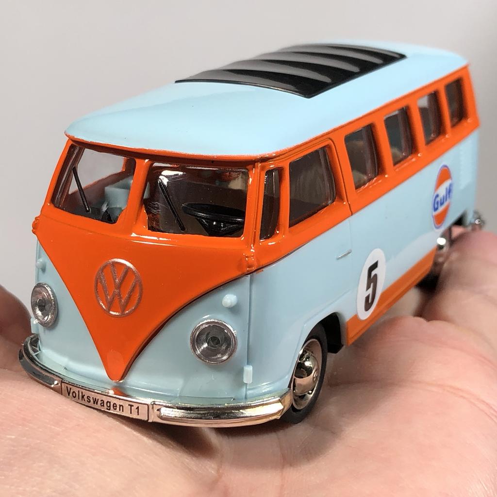 1:43 Заправка Gulf Автобус Fusca Ford GT 2017 Camaro Гоночная Модель Автомобиля Металлическая Литьевая Формовка Настольные Украшения для Компьютера и Праздничный Подарок