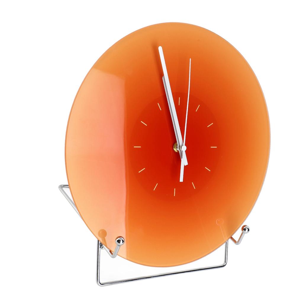 12-дюймовые круглые часы на батарейках, бесшумные, декоративные настенные стеклянные часы для гостиной, спальни