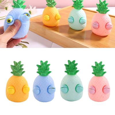 Fidgets Squeeze Ball Eye-Spooking Ananapes Игрушка для снятия стресса Puff Practition Requiems для взрослых детей ADD Hand Therapy