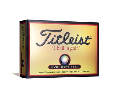Мячи для гольфа TITLEIST HVC SOFT FEEL, 2-компонентные, упаковка 12 шт., Белые, 1HVSF-J
