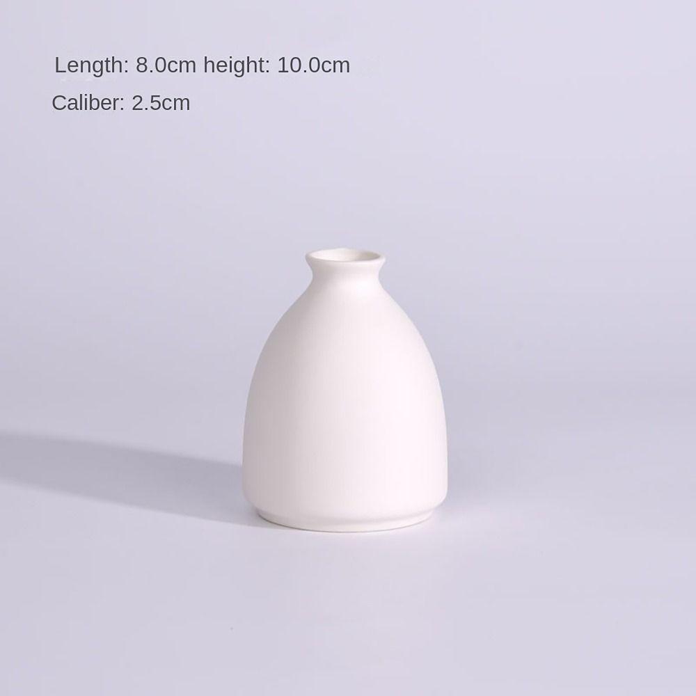 Керамическая ваза в скандинавском стиле Керамическая ваза Декор из сухоцветов Настольные украшения Настольная ваза для цветов Букеты Вазы