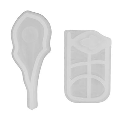 2 шт. Силиконовая форма Уникальный изысканный дизайн в форме пипы Эластичная Легко извлекаемая форма Подарок ручной работы