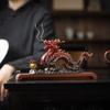 Новый китайский стиль Благоприятный дракон и играющий жемчуг Керамические украшения Дракон удачи Внутренние украшения для крыльца, стола