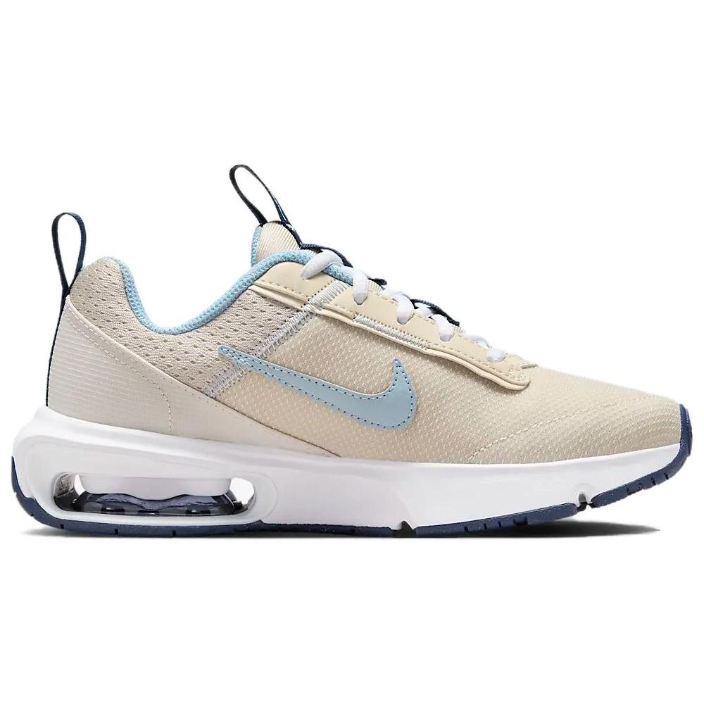 Nike Air Max Intrlk Удобная Универсальная Ткань Синтетическая Кожа Низкий Верх Детская Повседневная Обувь Детские кроссовки Желтый Белый DH9393-104