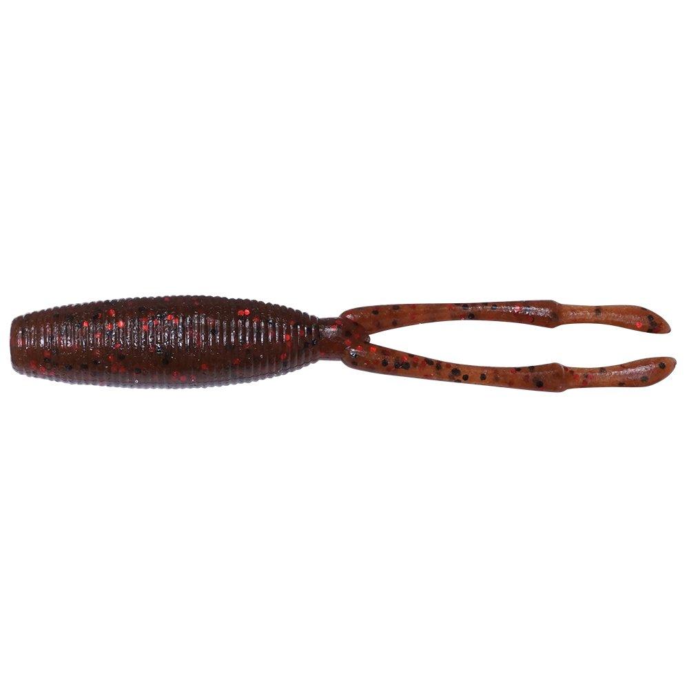 Megabass TK Twister Junior inch Shrimp Miso Red Flake 37725 3.5