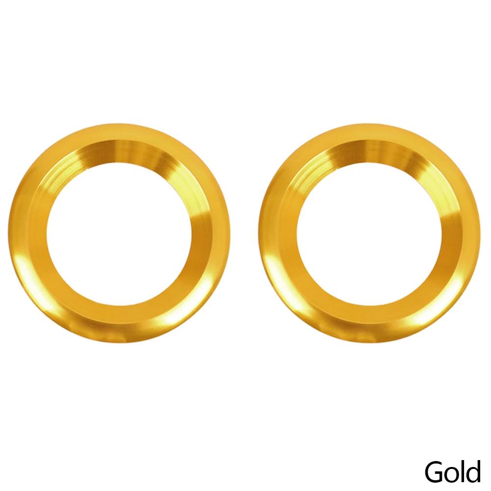 2 шт. автомобильный декор круглая отделка динамик анодированный алюминий дверь автомобиля аудио динамик кольца отделка для Honda Civic 2016 2017 2018 2019