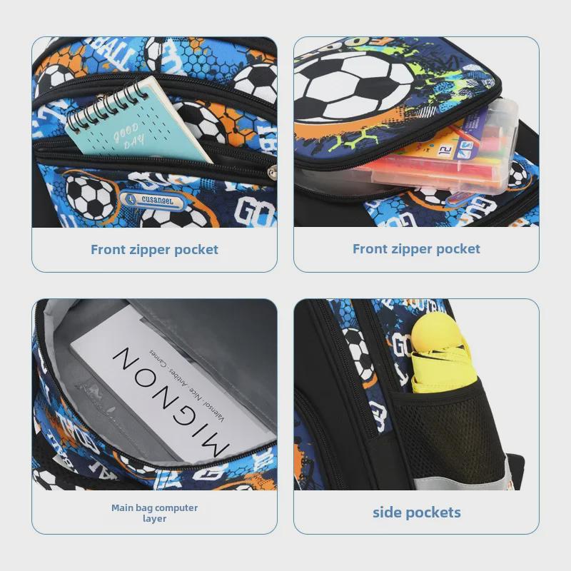 Популярный легкий рюкзак для учеников 1-го класса - школьный портфель для мальчиков и девочек