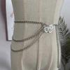 Out Multi-Layer Dress Accessories Metal Butterfly Sexy Belt Waist Chain Gift For Women Body Chain