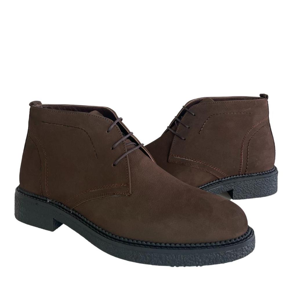 Men's Genuine Leather Ankle Boots for Winter