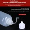 Diy Quilling Tool Empty Needle Tip Glue Bottle With Black Cap Liquid Dropper Containers With Silicone Rings For Crafting