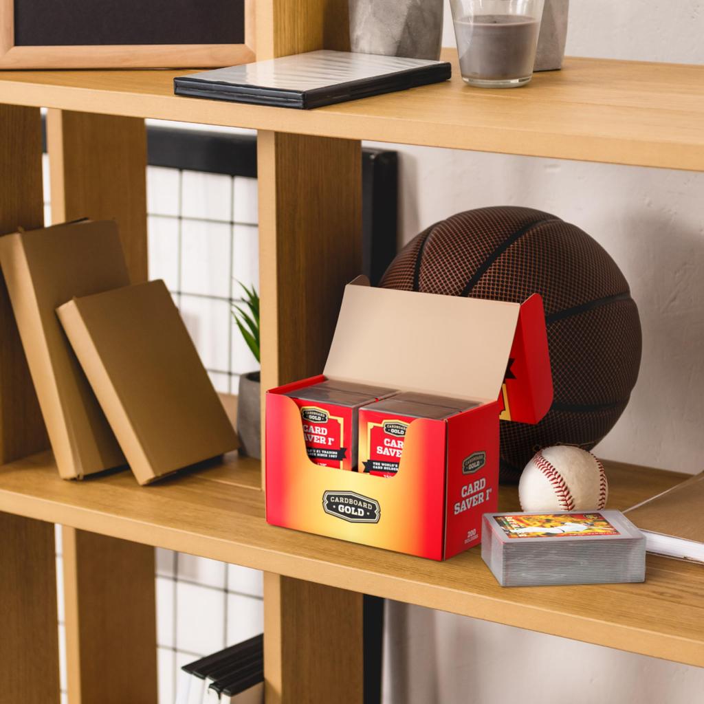 Картонный держатель Gold Card Saver 1 для отправки карт на оценку, упаковка из 50 штук - полужесткий PSA/BGS - (2)