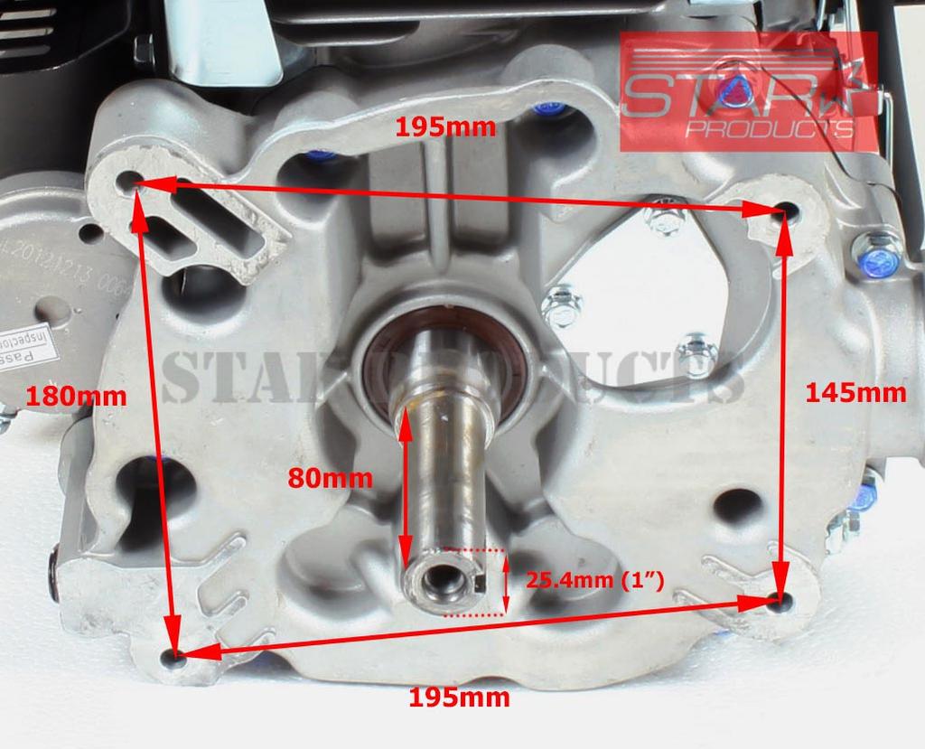 Двигатель Loncin Lc1P88F / Emak K1250 для трактора, бензиновый двигатель сгорания, 12 л.с., 413 см3, одноцилиндровый, с вертикальным цилиндрическим валом, 25,4 мм, двигатель Honda, Vanguard, 