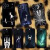 Горячий H-Hollow K-Knight Игровой Чехол Для Телефона Для iPhone 17,16,15,14,13,12,Pro,Max,Plus,E,SE4,Air,Mini Черный Мягкий Короб