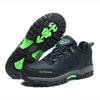 Men's Plush Hiking Shoes Warm Winter Outdoor Sneakers Anti-slip Male Casual Sports Shoes PU Leather Waterproof Shoes