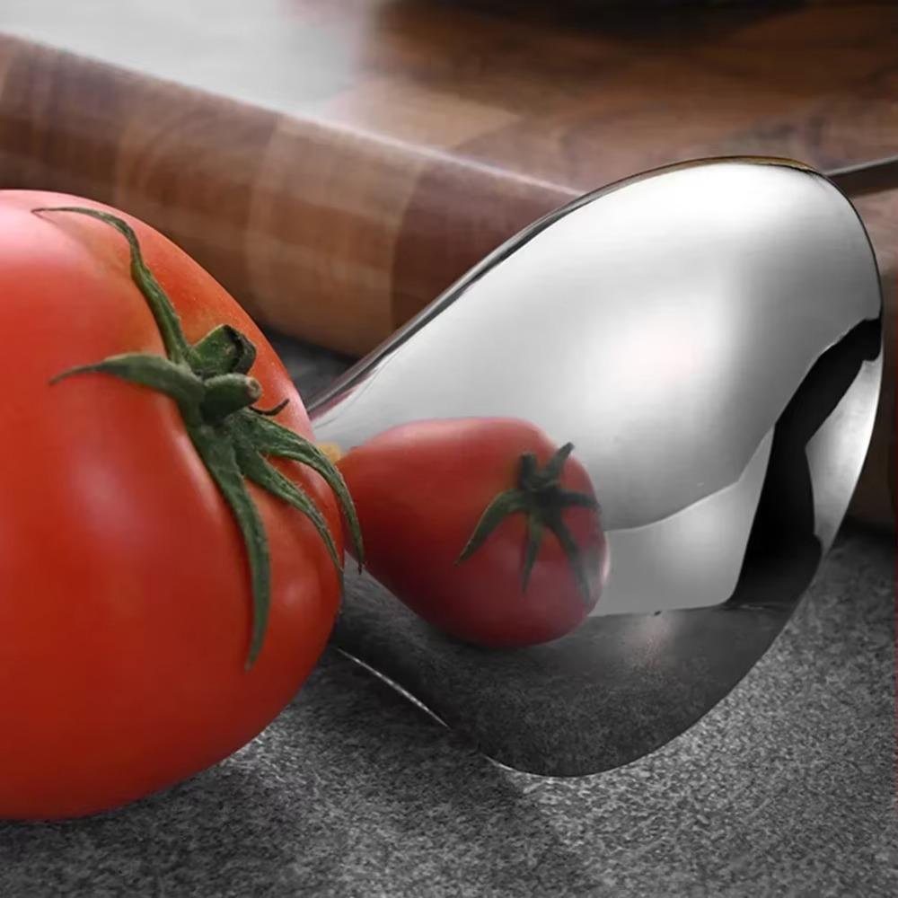 with Spout Drizzle Sauce Spoon Stainless Steel Sauce Spoon Cooking Tools Soup Dipper Paste