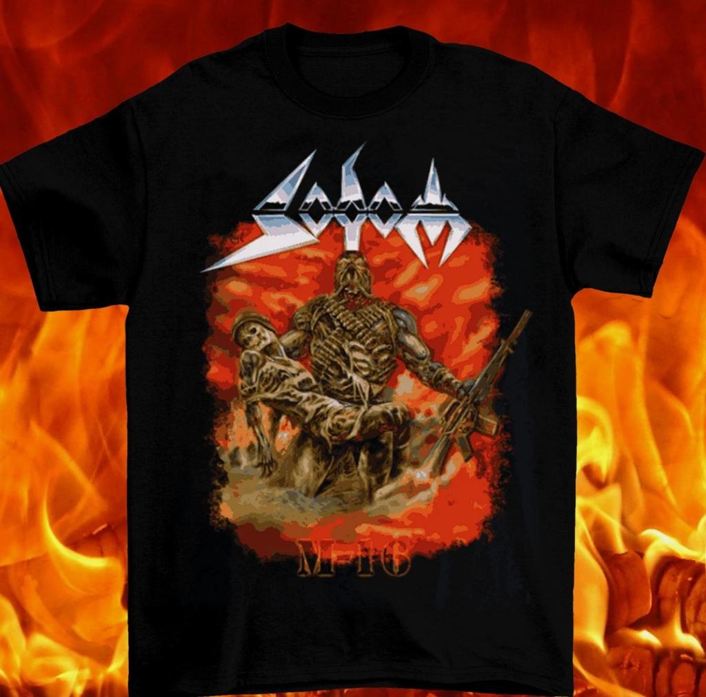 SODOM M-16 черный Классическая короткая футболка Все размеры Подарочная футболка