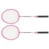 Badminton Rackets Iron Alloy Lightweight Badminton Racquets with 3 Balls for Beginners Student