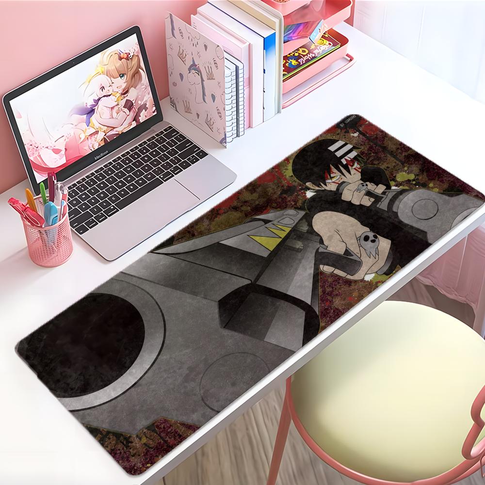 Fun Cool Anime Ssoul Eeater Mouse Pad Large Thick Desk Pad Stitched Edges Gaming Mouse Mat For Pc