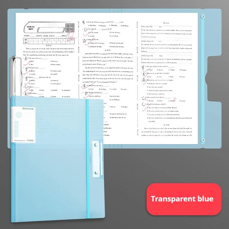 Папка для бумаги А3 Прозрачная папка Сумка для хранения студенческих работ Артефакт для сортировки бумаги Папка-планшет А4 Офисные принадлежности Студенческие заметки