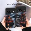 Светлячковая тропа Лунного света Для Google Pixel 8 7 9 10 Pixel 10 Pro XL Pixel 9 Pro XL Pixel 8a 7a Pixel 7 Pro Черный стеклянный чехол для телефона